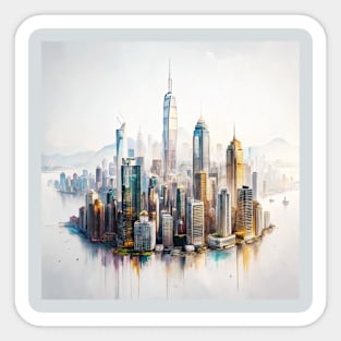 Hong Kong Skyscraper Sticker